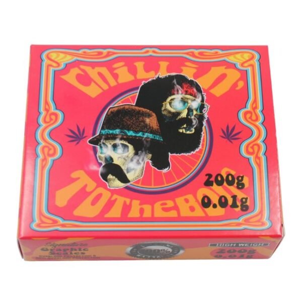 HIGH WEIGH CHILLIN' TO THE BONE (200GM X 0.01GM) BLACK POCKET SCALE