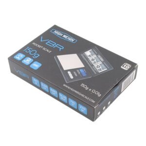 HIGH WEIGH VBR (150GM X 0.01GM) BLACK POCKET SCALE
