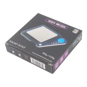 HIGH WEIGH VBT (150GM X 0.01GM) BLACK POCKET SCALE