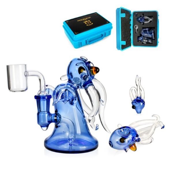PHOENIXSTAR GLASS ALIEN DESIGN SMOKING SET