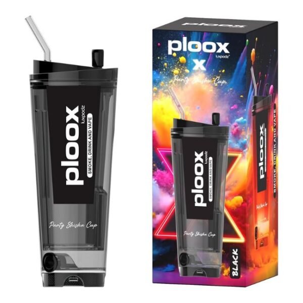 PLOOX X BY LUXPODZ PARTY SHISHA CUP ELECTRIC PORTABLE HOOKAH