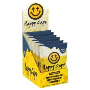 ROAD TRIP X HAPPY CAPS MICRODOSED BLEND MUSHROOM GUMMIES 20CT/6PK