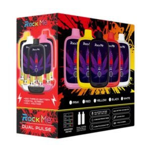 ROCK ME DUAL PULSE 510 THREAD DIGITAL SCREEN 600mAH BATTERY 5CT/ BOX