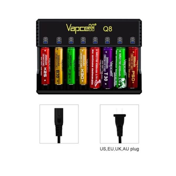 VAPCE Q8 LI-ION CHARGER