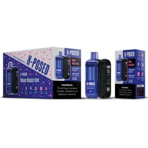 X-POSED 5% DISPOSABLE KIT WITH MINI POWER BANK COMBO PACK (80ML) 35K PUFFS 5CT/ BOX