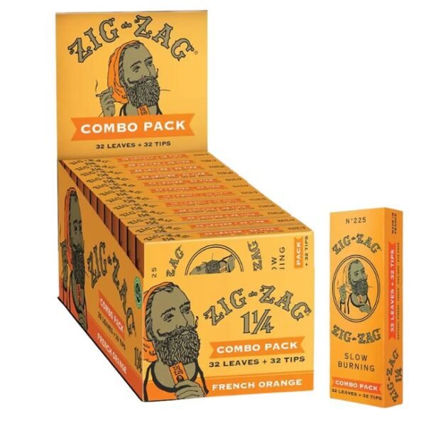 ZIG ZAG COMBO PACK  1 1/4 PAPER 32 LEAVES 32 TIPS