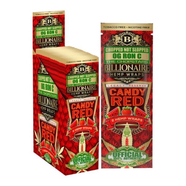 BILLIONAIRE HEMP WRAPS 2CT 25 PACK
