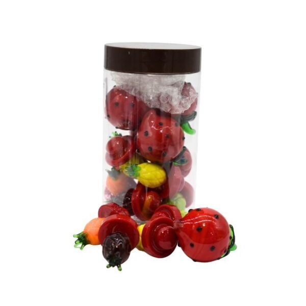FANCY COLOR FULL FRUIT DESIGN CARB CAP 12CT JAR