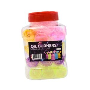 4.5'' FANCY COLOR FULL GLASS TUBE 20CT-JAR