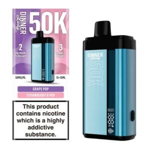 DINNER LADY DUAL FLAVOR 5% DISPOSABLE (150ML) 50K PUFFS (BUILT IN USA) 5CT/ BOX