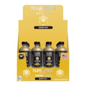 PURE INFINITY BOTANICALS FLOW STATE ELIXIR KRATOM + KAVA BOTANICAL SUPPLEMENT 345MG (2OZ) SHOT 12CT/ BOX