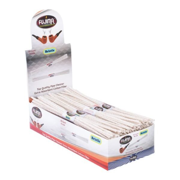 FUJIMA EXTRA  ABSORBENT COTTON FILLER PIPE CLEANER (11.8'') 30CT-BUNDLE 24CT/ DISPLAY