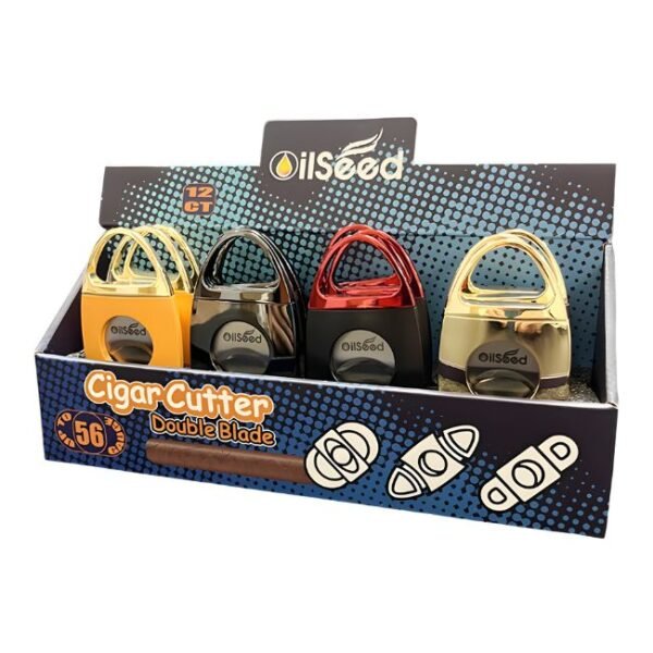 OILSEED DOUBLE BLADE CIGAR CUTTER 12CT/ DISPLAY