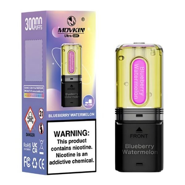 MOVKIN ULTRA 60K 5% DISPOSABLE POD (50ML) 30K PUFFS 5CT/ BOX
