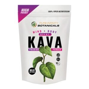 PURE INFINITY BOTANICALS KAVA PREMIUM 1KG POWDER BAG