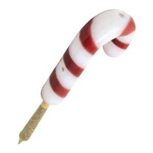 RAW LIBLAZE GLASS CANDY CANE CONE HOLDER