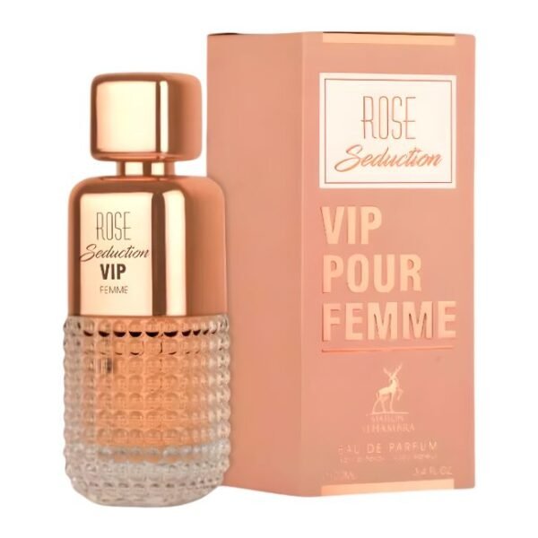 ROSE SEDUCTION VIP POUR FEMME EAU DE PERFUME SPRAY 100ML (3.4OZ) BY MASION ALHAMBRA