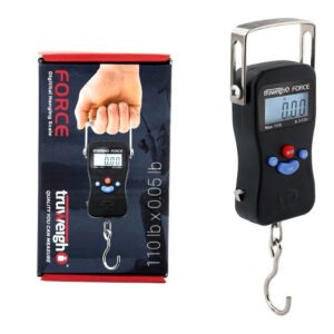 TRUWEIGH FORCE DIGITAL HANGING SCALE (110LB X 0.05LB) - BLACK