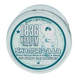 1836 KRATOM 50CT JUMBO CAPSULES TIN