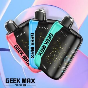 GEEK MAX PULSE X 5% DISPOSABLE (90ML) PULSE MODE.15K & REG. MODE - 25K PUFFS 5CT/ BOX