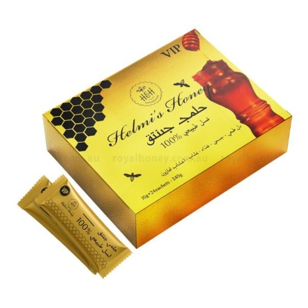 HALMI'S VIP SEXUAL ENHANCEMENT HONEY FOR MEN (10GM) 24 SACHETS PER BOX