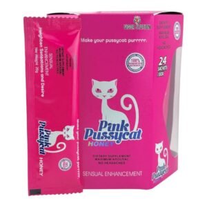 PINK PUSSYCAT SEXUAL ENHANCEMENT HONEY FOR WOMEN 24 SACHETS PER BOX