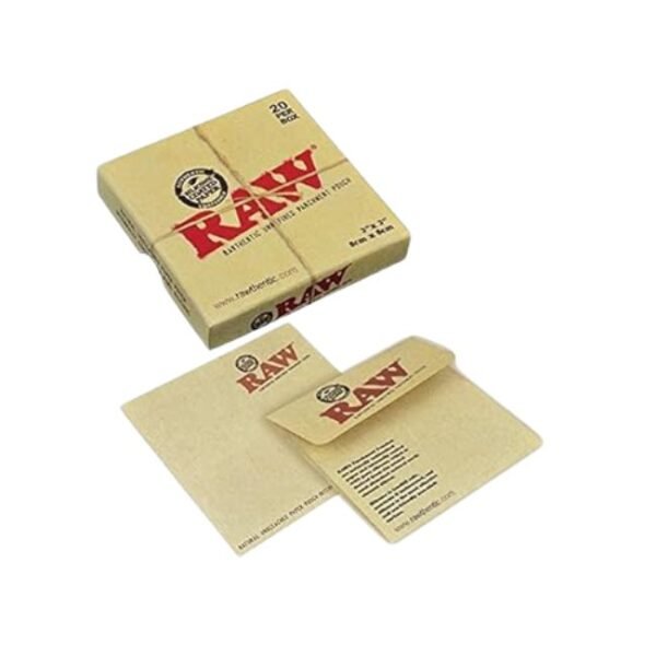 RAW PARCHMENT PAPER 20 POUCHES PER BOX