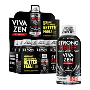 VIVAZEN STRONG RELIEF ALL NATURAL 80MG MIT KRATOM SHOT 12CT/ BOX