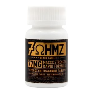 7 OHMZ BLACK LABEL 7-HYDROXY 77MG PER TABLET 30CT/ JAR