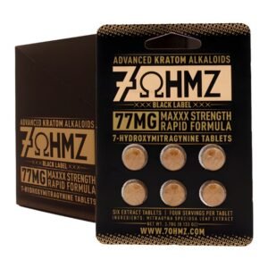 7 OHMZ BLACK LABEL 7-HYDROXY 77MG PER TABLET 6CT/20PK