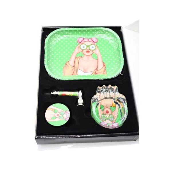 SMOKER'S ASSORTED DESIGN GIFT SET PACK OF 4