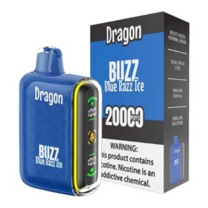 DRAGON 5% DISPOSABLE MADE IN USA (60ML) 20K PUFFS 5CT/ BOX