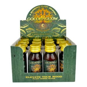 GOLDENGLOW BY SUPRAMOOD KAVA & KRATOM PLANT BASED ELIXIR (2FL.OZ) SHOT 12CT/ BOX
