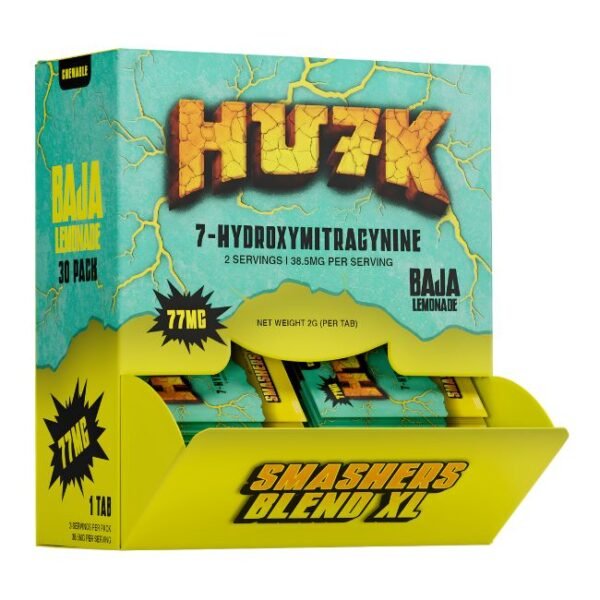 HU7K 7-HYDROXY SMASHERS BLEND XL 77MG PER TABLET 1CT/30PK