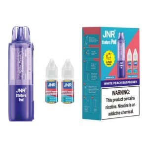 JNR STELLARC 5% DISPOSABLE POD (150ML) 100K PUFFS 5CT/ BOX (2 BOTTLES OF E-LIQ INCLUDED)
