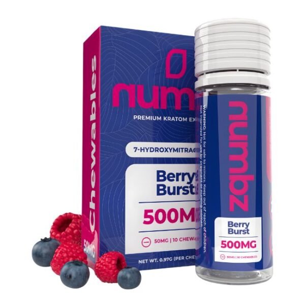 NUMBZ 7-HYDROXY 50MG PER TABLET 10CT JAR 5PK/BOX