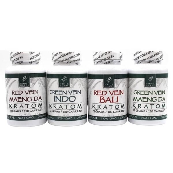 WHOLE HERBS KRATOM (72GM) 120CT CAPSULES