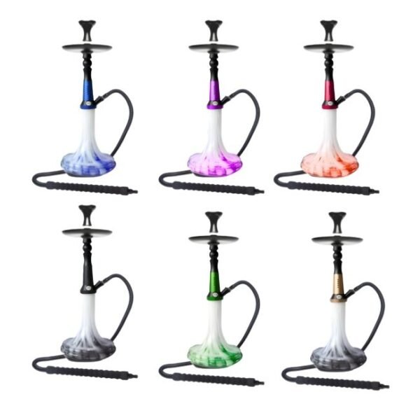 BYO 22" ARISTO HOOKAH CLICK TECHNOLOGY 1 HOSE ASSORTED COLOR AL006
