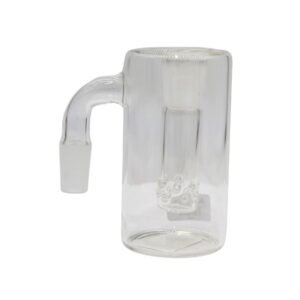 18MM FANCY CLEAR WITH DESIGN ASH CATCHER 90 DEGREE