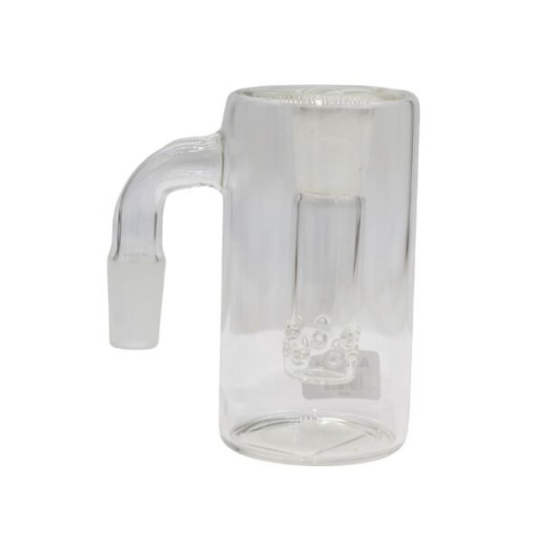 18MM FANCY CLEAR WITH DESIGN ASH CATCHER 90 DEGREE