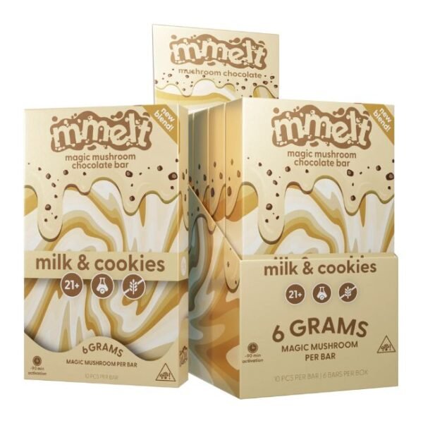 MMELT MAGIC MUSHROOM 6GM CHOCOLATE BAR 6CT/BOX