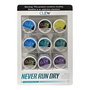 CLEW NIC - 5 CANS / PACK "20 POUCHES PER CAN" 20CT DISPLAY