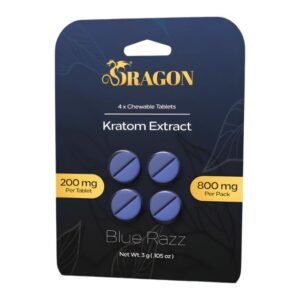 DRAGON KRATOM EXTRACT 200MG PER TABLET 4CT/ 10PK