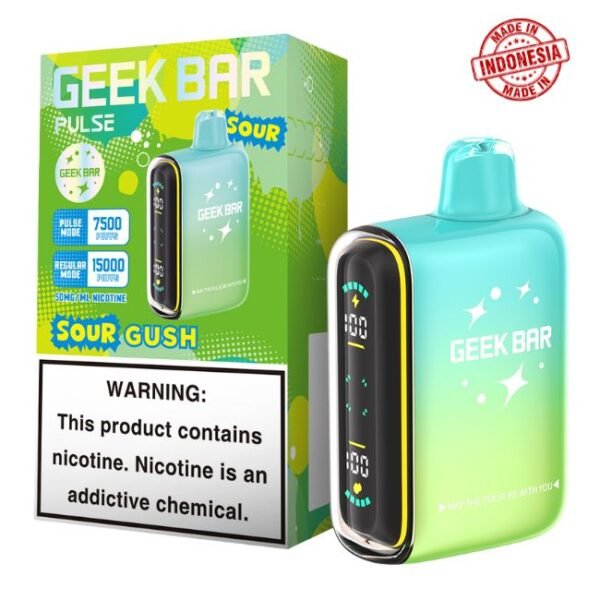 GEEK BAR PULSE 5% DISPOSABLE (80ML) 15K PUFFS (TEXAS COMPLIANT) 5CT/ BOX