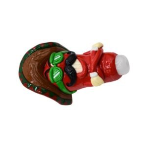 PHOENIXSTAR GLASS 6'' FANCY CHARACTER HAND PIPE