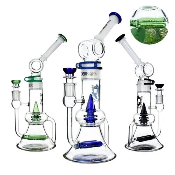 PHOENIXSTAR GLASS 12.5'' WITH SHOWER HEAD PERC WATER PIPE