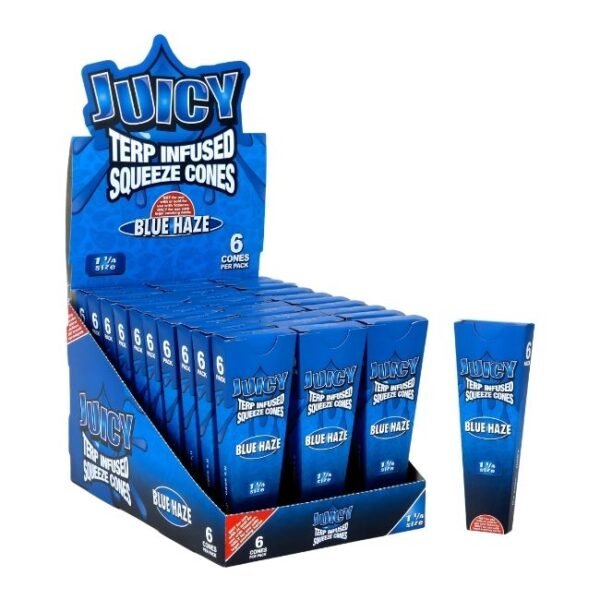 JUICY JAY TERP INFUSED SQUEEZE CONES 1 1/4  6CT/30PK DISPLAY