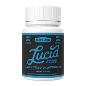 LUCID 7-HYDROXY BLACK LABEL BLEND PREMIUM ALKALOID 120MG PER TABLET 8CT/ 6JARS