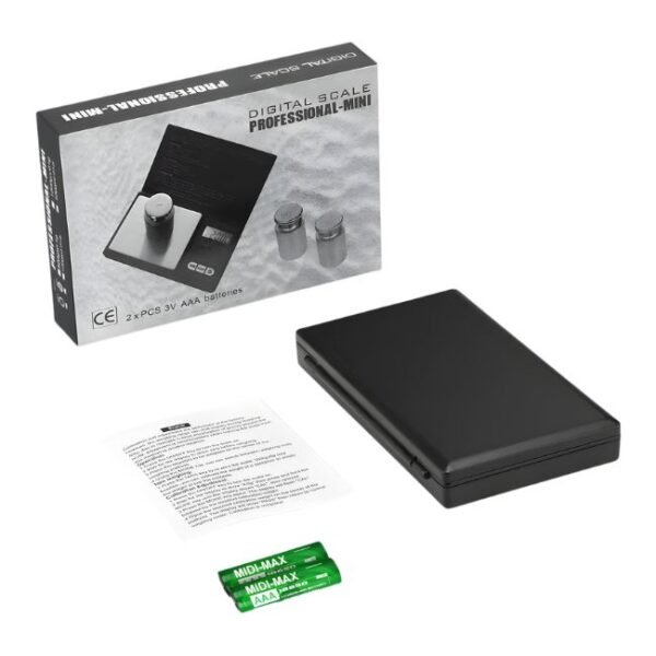 DIGITAL SCALE PROFESSIONAL MINI (500G X 0.01G)