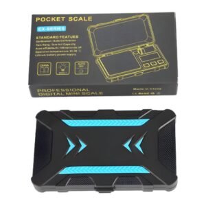 CX SERIES DIGITAL MINI SCALE BLUE WITH AAA BATTERY (200G X 0.1G)